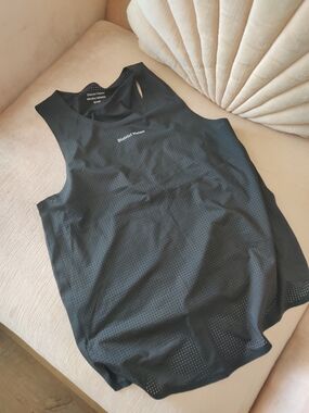 District Vision Women’s Black Perforated Athletic Tank